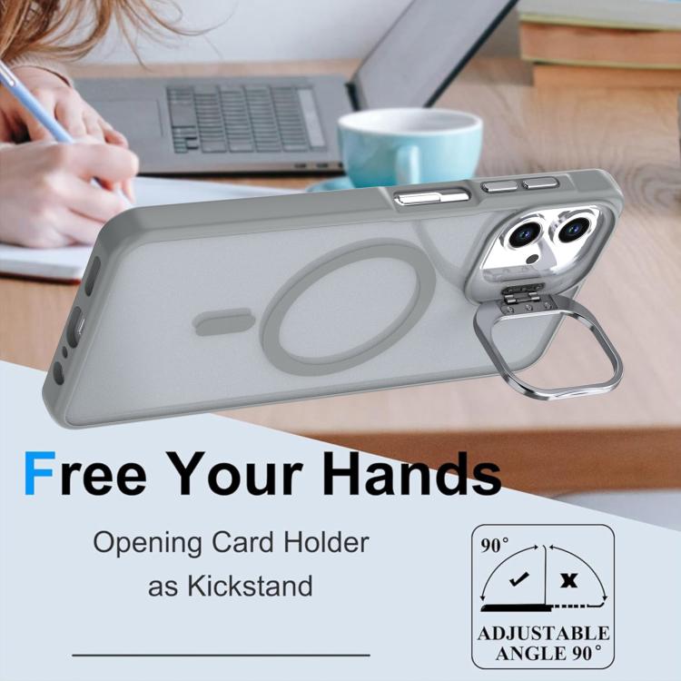 For Samsung Galaxy A06 4G / 5G Bright Color Frosted Skin-feel Camera Bracket Magsafe Phone Case