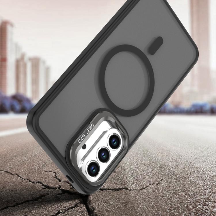 For Samsung Galaxy A17 5G Bright Color Frosted Skin-feel Camera Bracket Magsafe Phone Case