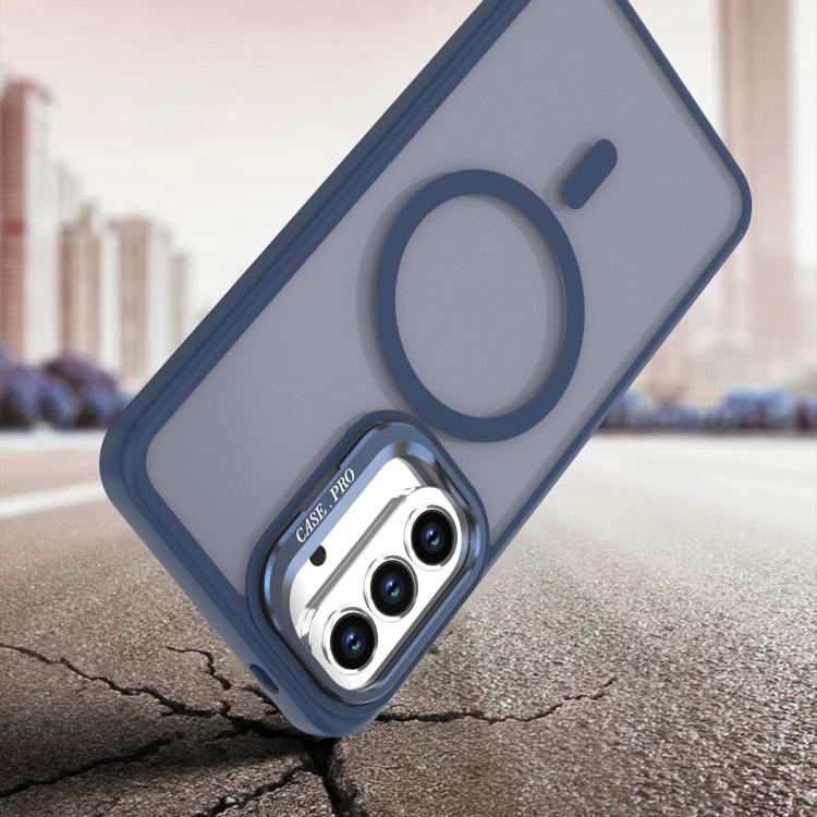 For Samsung Galaxy A17 5G Bright Color Frosted Skin-feel Camera Bracket Magsafe Phone Case