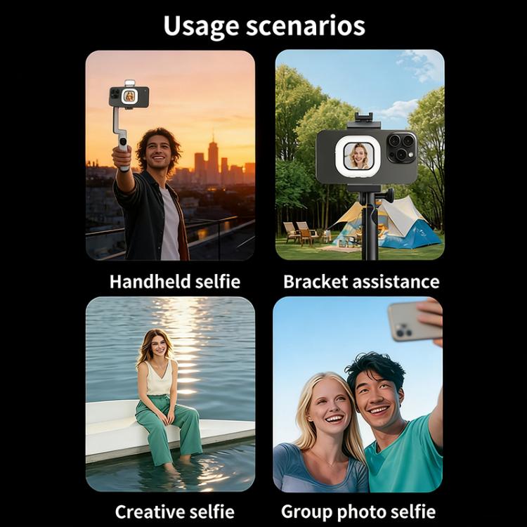 RK-X40Y Mini Portable Magnetic Mobile Phone Selfie Screen Projector Rear Selfie Wireles Monitor Screen