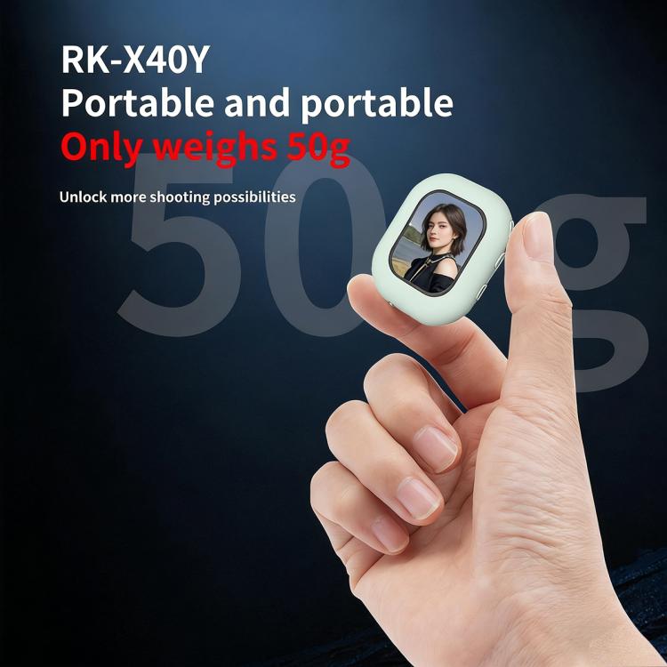 RK-X40Y Mini Portable Magnetic Mobile Phone Selfie Screen Projector Rear Selfie Wireles Monitor Screen
