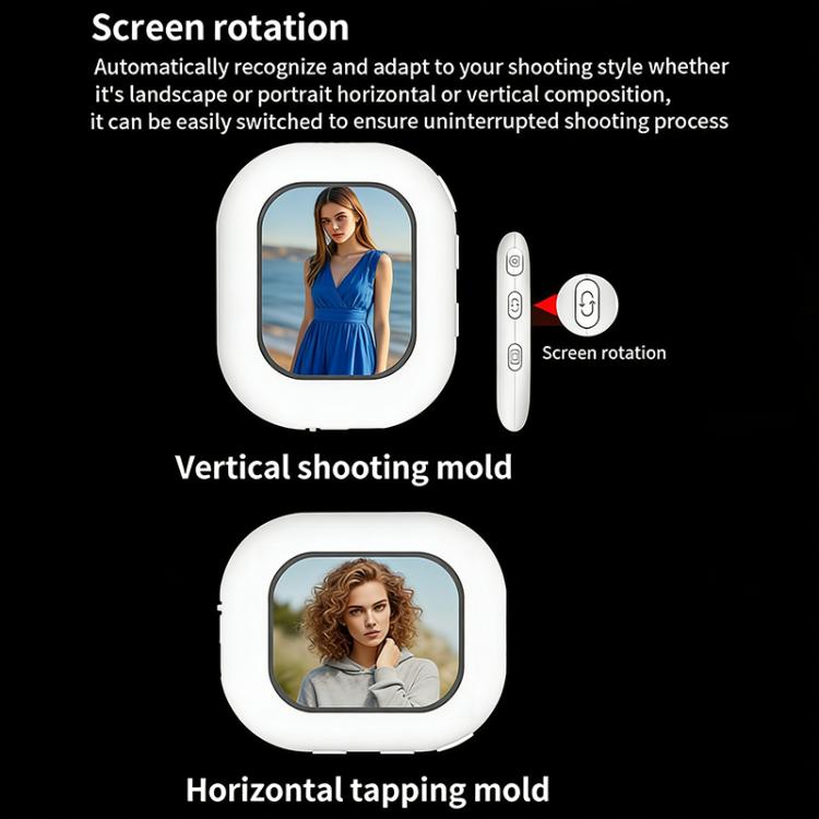 RK-X40Y Mini Portable Magnetic Mobile Phone Selfie Screen Projector Rear Selfie Wireles Monitor Screen