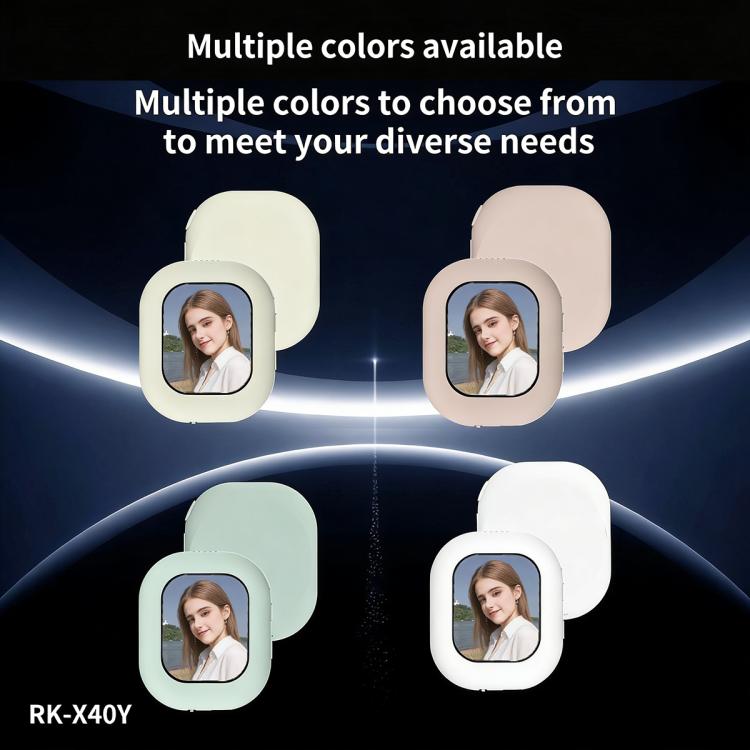 RK-X40Y Mini Portable Magnetic Mobile Phone Selfie Screen Projector Rear Selfie Wireles Monitor Screen