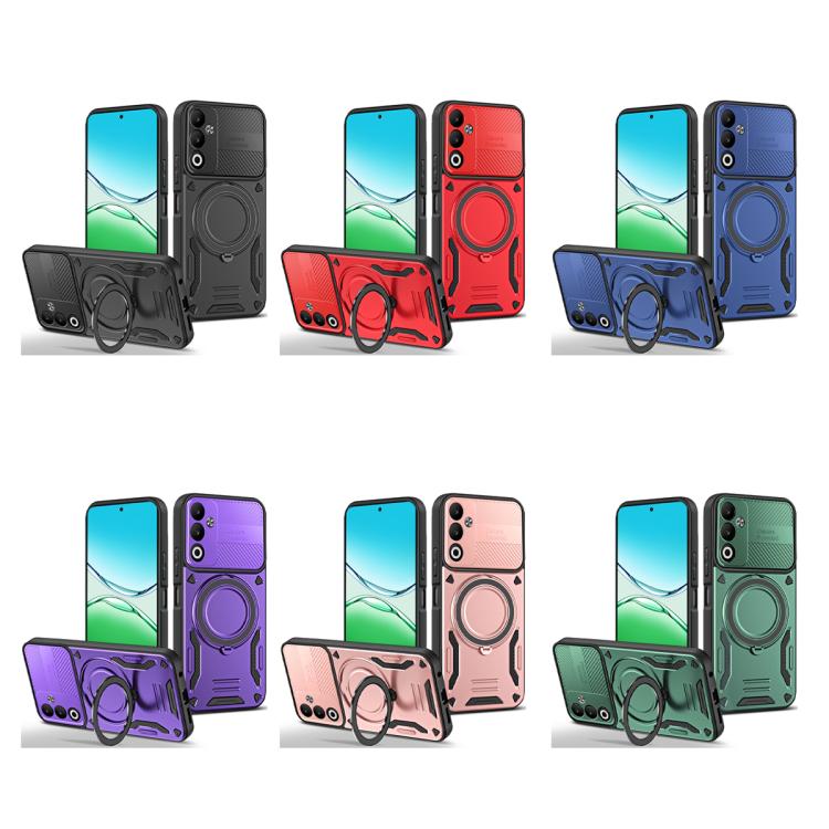 For OPPO A5 4G MagSafe 2 in 1 TPU Phone Case with Rotating Holder