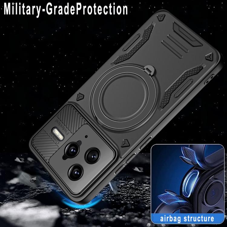 For Xiaomi Poco F7 Ultra / Redmi K80 Pro MagSafe 2 in 1 TPU Phone Case with Rotating Holder