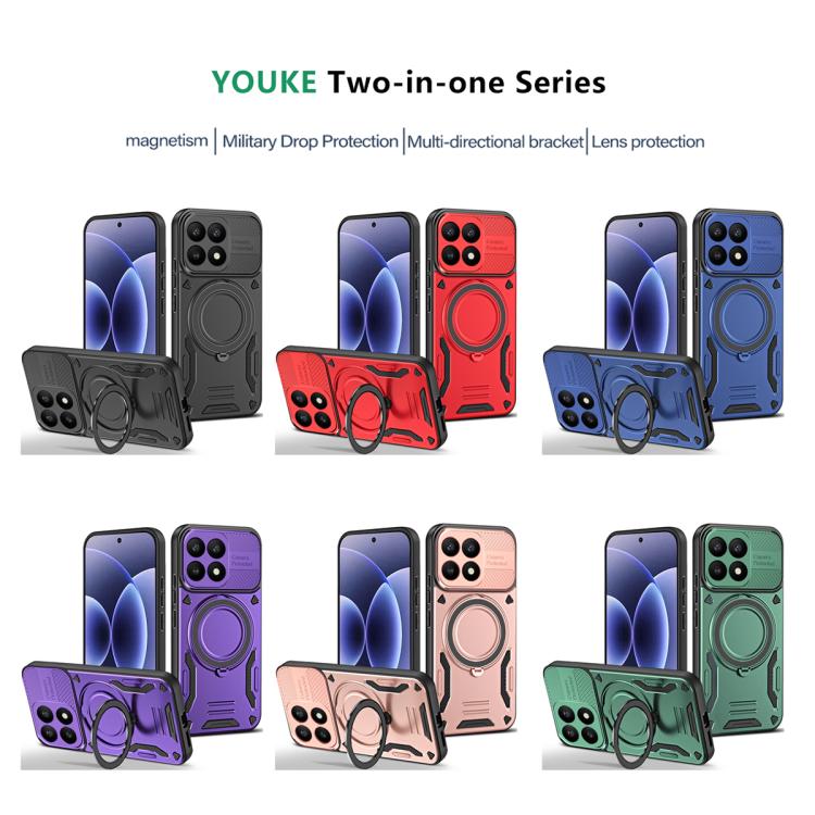 For Xiaomi 17 MagSafe 2 in 1 TPU Phone Case with Rotating Holder