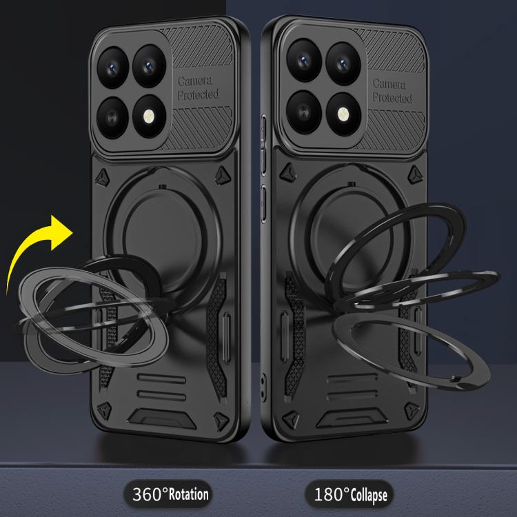 For Xiaomi 17 MagSafe 2 in 1 TPU Phone Case with Rotating Holder