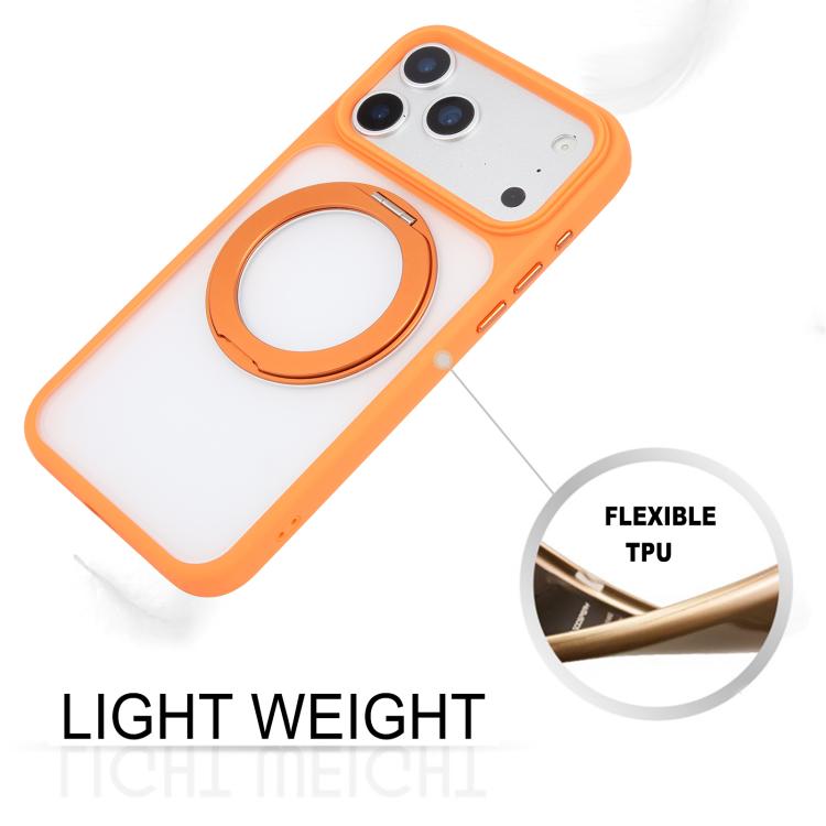 For iPhone 17 Pro Max GEBEI Jazz Series 360 Degree Rotation Holder Skin Feel Frosted MagSafe Phone Case