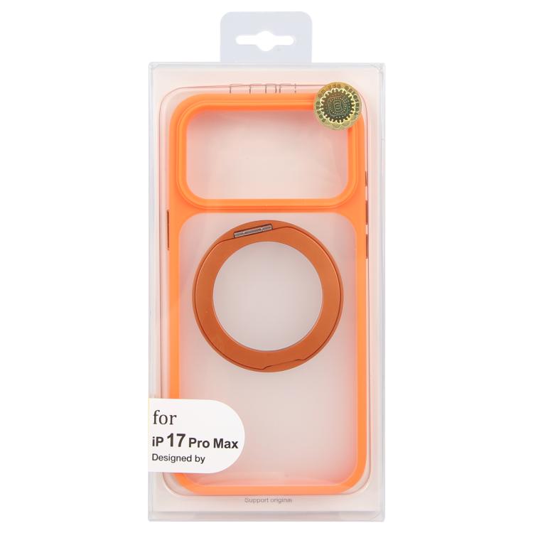 For iPhone 17 Pro Max GEBEI Jazz Series 360 Degree Rotation Holder Skin Feel Frosted MagSafe Phone Case