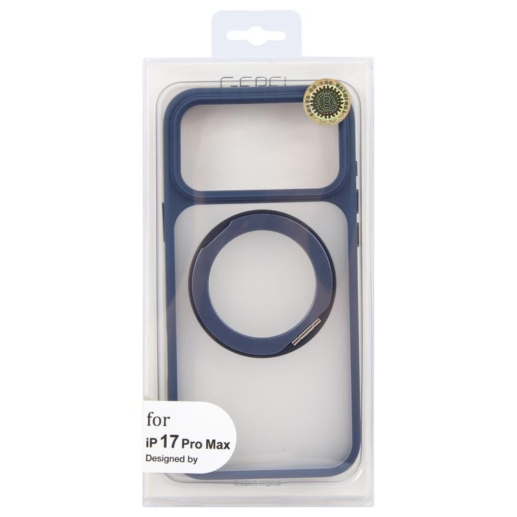 For iPhone 17 Pro Max GEBEI Jazz Series 360 Degree Rotation Holder Skin Feel Frosted MagSafe Phone Case
