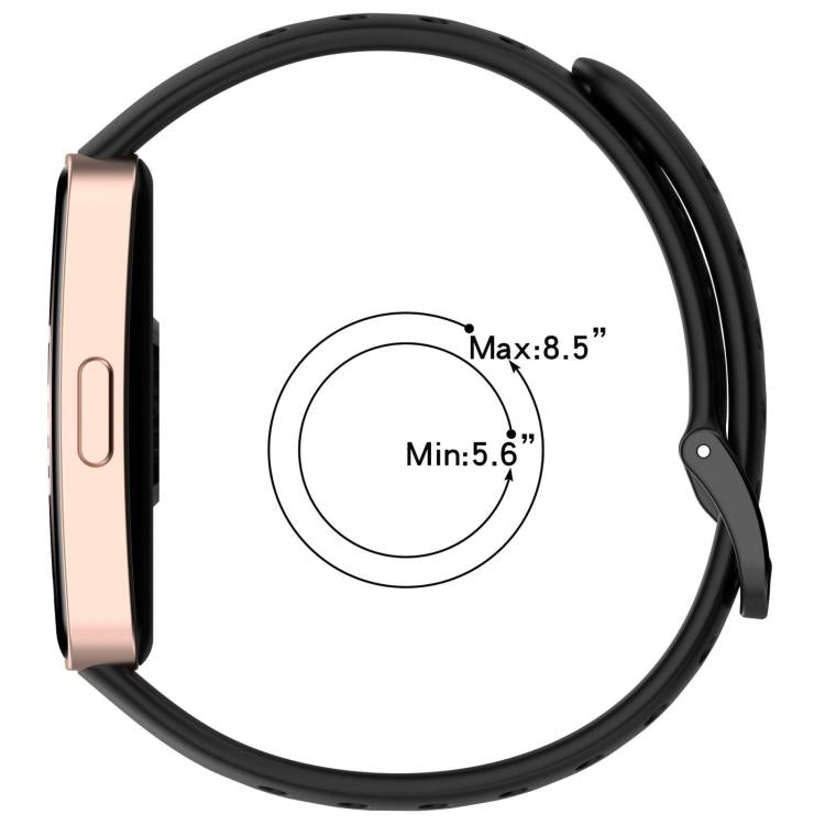 For Huawei Band 10 / 9 / 8 5 Pack xDfind Hole Style Breathable Silicone Watch Band