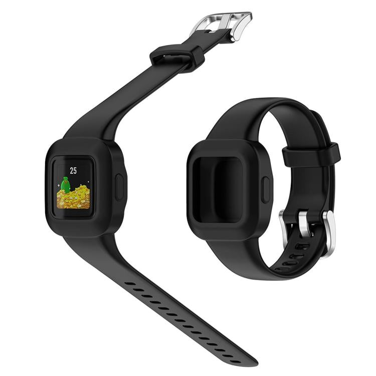 For GarminFit JR3 / Garmin Vivofit JR 3 5 Pack xDfind Silver Steel Buckle Solid Color Silicone Watch Band