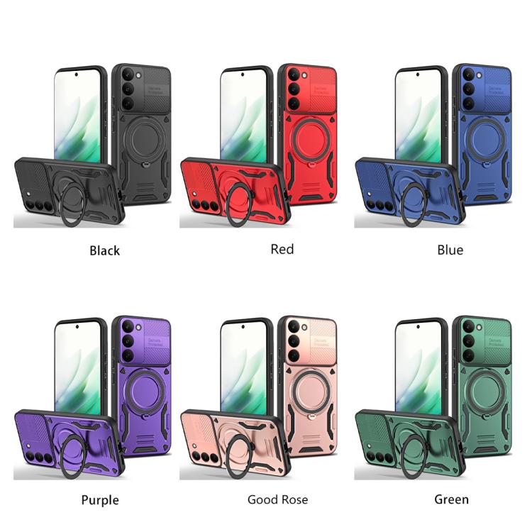 For Realme 15 5G / 15 Pro 5G MagSafe 2 in 1 TPU Phone Case with Rotating Holder