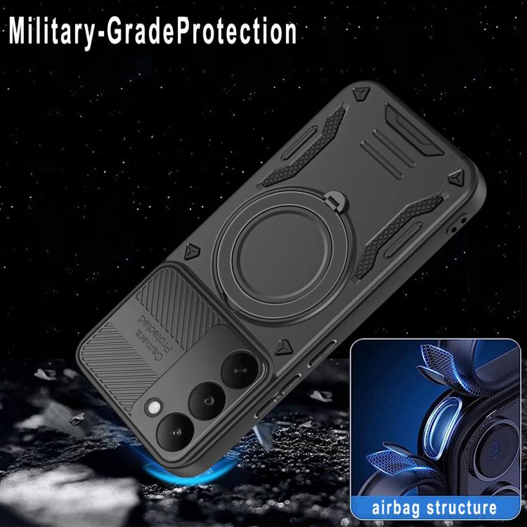 For Realme 15 5G / 15 Pro 5G MagSafe 2 in 1 TPU Phone Case with Rotating Holder