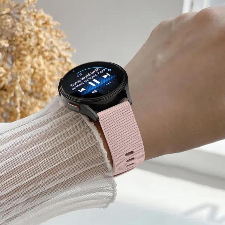 20mm 5 Pack For Garmin Vivoactive 5 / Venu / Forerunner 165 xDfind Rose Gold Buckle Silicone Sport Watch Band