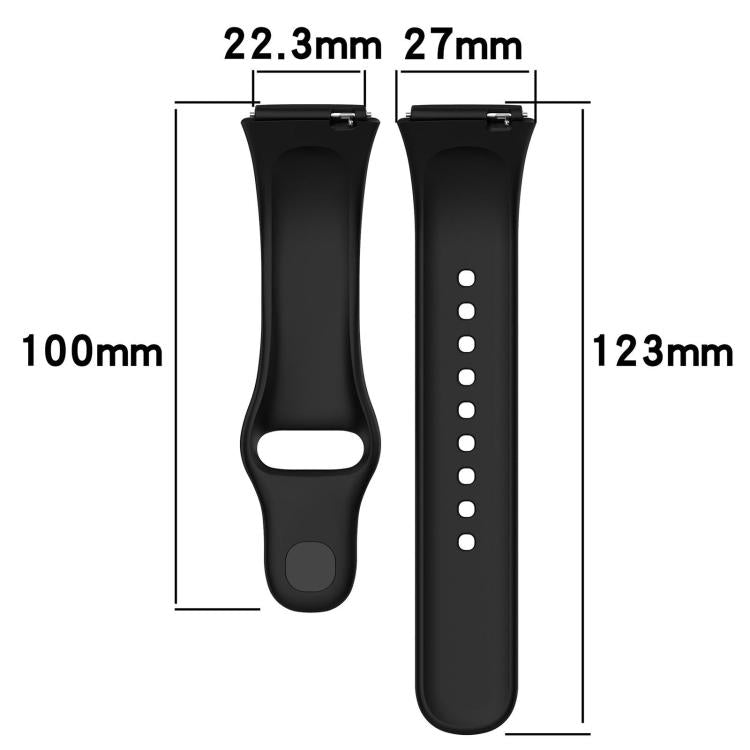 For Redmi Watch 3 Active / Watch 3 Lite 5 Pack xDfind Solid Color Silicone Watch Band