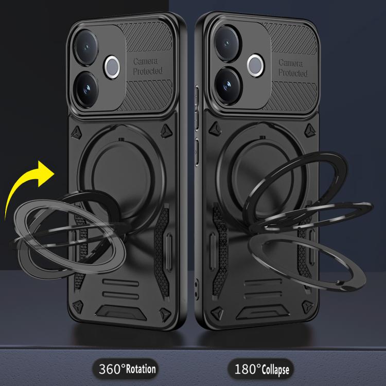 For vivo V60 Lite 5G / 4G MagSafe 2 in 1 TPU Phone Case with Rotating Holder