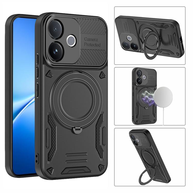 For vivo V60 Lite 5G / 4G MagSafe 2 in 1 TPU Phone Case with Rotating Holder