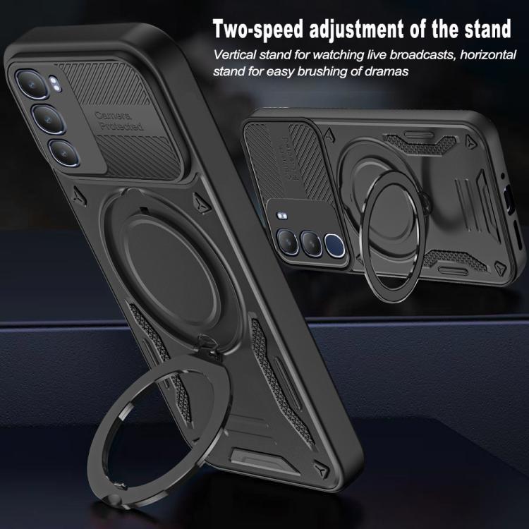 For vivo Y31 5G 2025 / Y21d MagSafe 2 in 1 TPU Phone Case with Rotating Holder