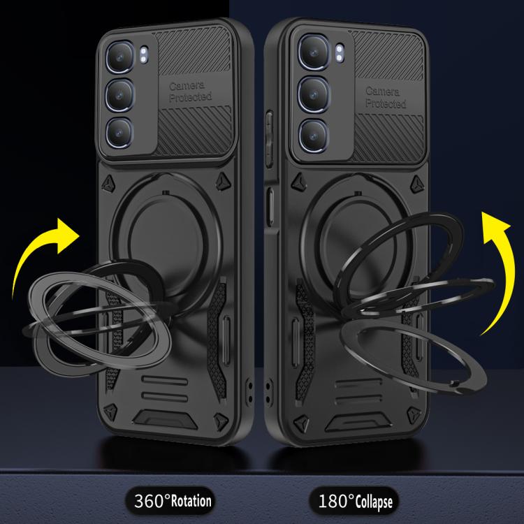 For vivo Y31 5G 2025 / Y21d MagSafe 2 in 1 TPU Phone Case with Rotating Holder