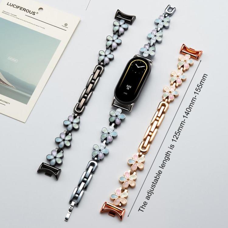 For Xiaomi Smart Band 10 / 9 / 8 5 Pack xDfind Metal Jewelry Mixed Watch Band