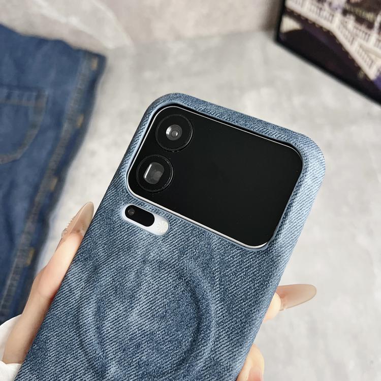 For Xiaomi 17 Pro Denim MagSafe Magnetic PC + PU Phone Case
