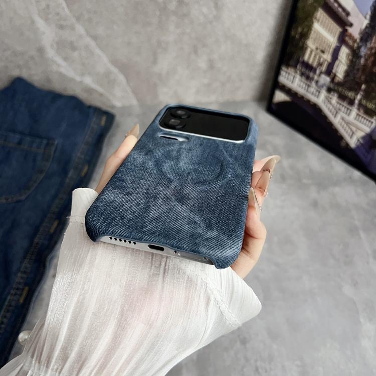 For Xiaomi 17 Pro Max Denim MagSafe Magnetic PC + PU Phone Case