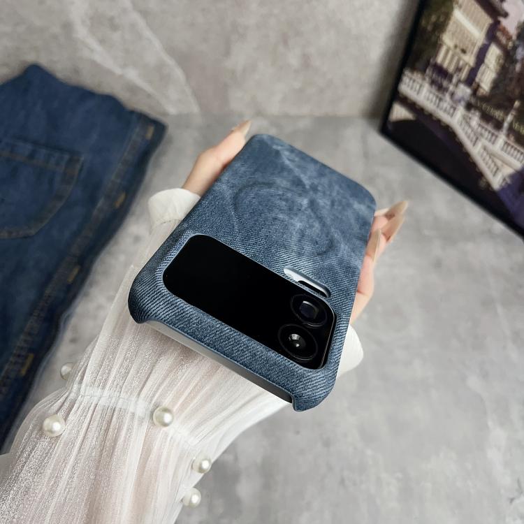For Xiaomi 17 Pro Max Denim MagSafe Magnetic PC + PU Phone Case