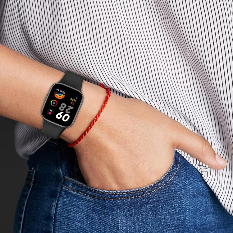 For Redmi Watch 3 5 Pack xDfind Solid Color Silicone Watch Band, with Button