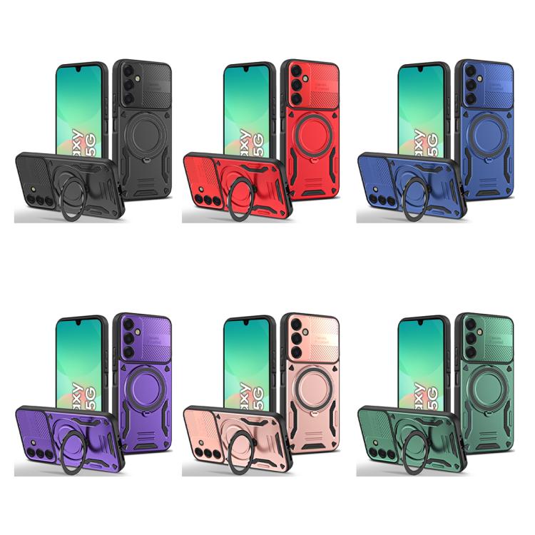 For Samsung Galaxy A26 5G MagSafe 2 in 1 TPU Phone Case with Rotating Holder