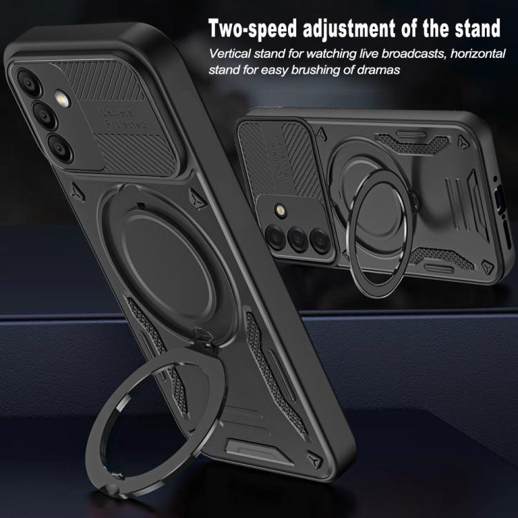For Samsung Galaxy A26 5G MagSafe 2 in 1 TPU Phone Case with Rotating Holder
