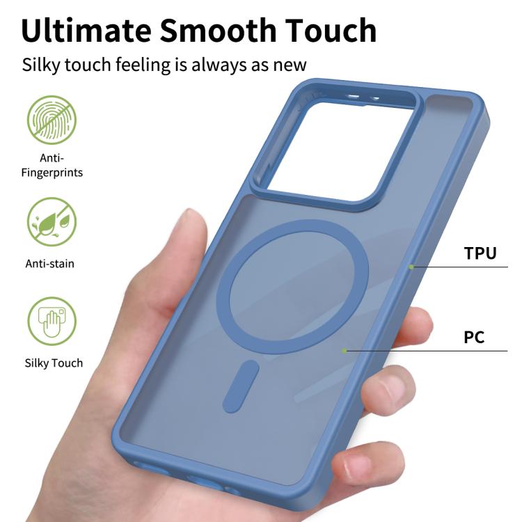 For Xiaomi 14T Pro Skin Feel TPU Hybrid PC MagSafe Phone Case