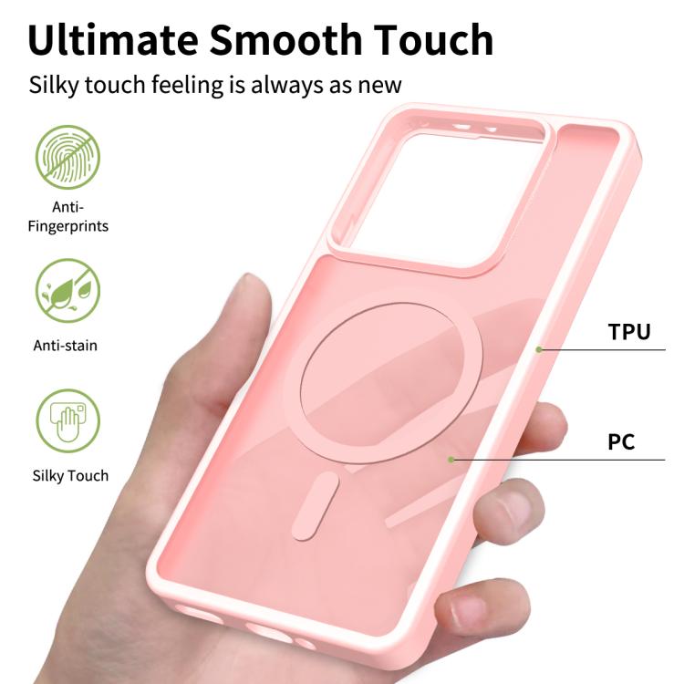 For Xiaomi 14T Pro Skin Feel TPU Hybrid PC MagSafe Phone Case