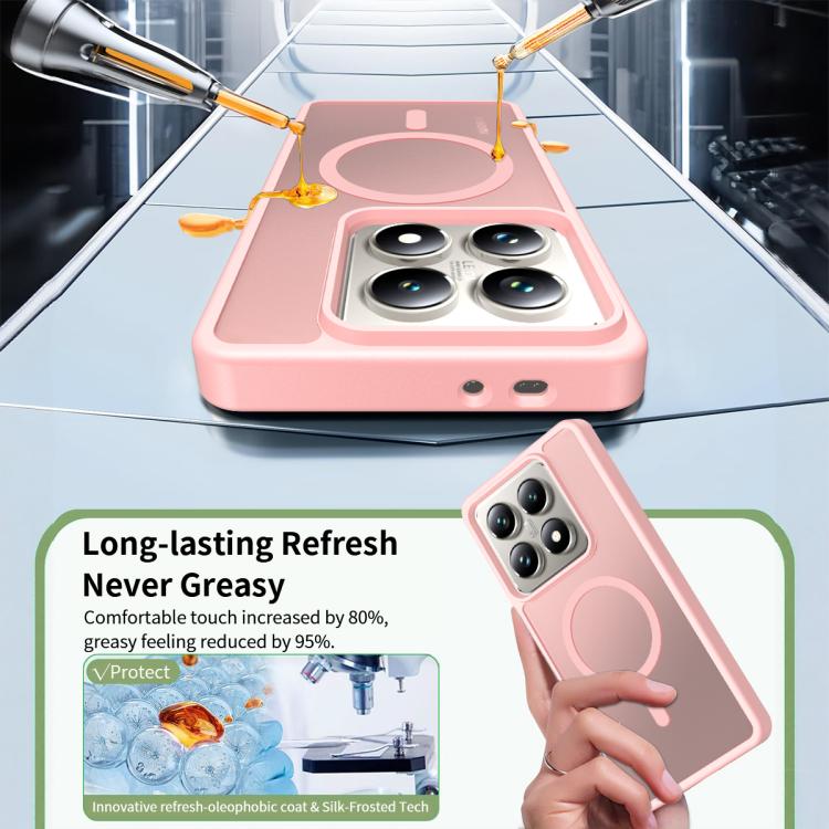 For Xiaomi 14T Pro Skin Feel TPU Hybrid PC MagSafe Phone Case