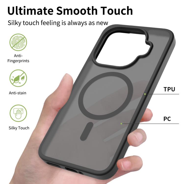 For Xiaomi 15T Pro 5G Skin Feel TPU Hybrid PC MagSafe Phone Case