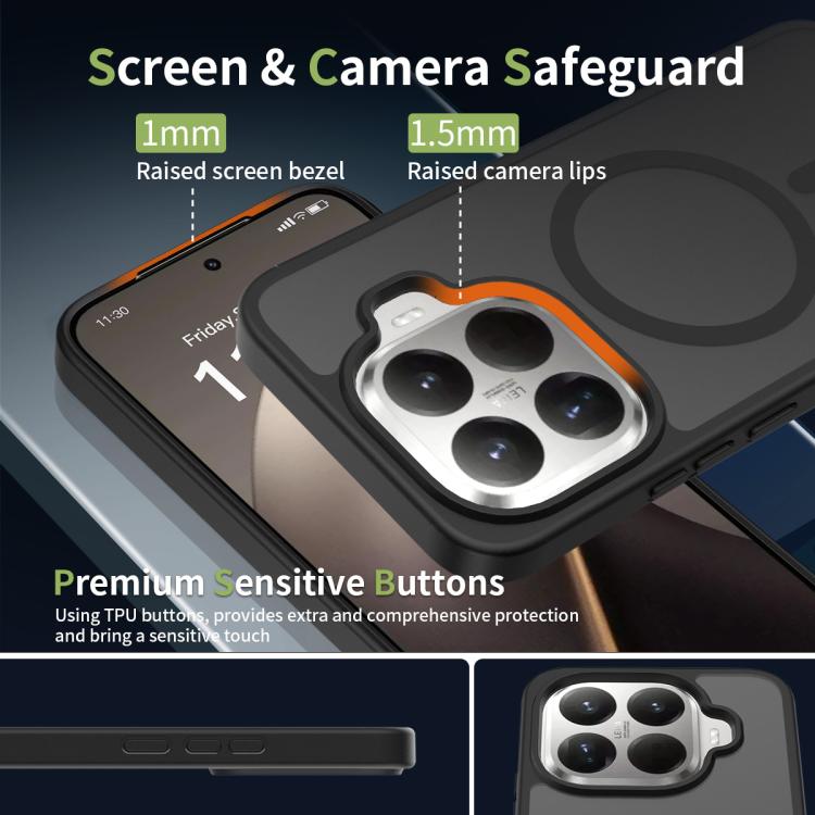 For Xiaomi 15T Pro 5G Skin Feel TPU Hybrid PC MagSafe Phone Case