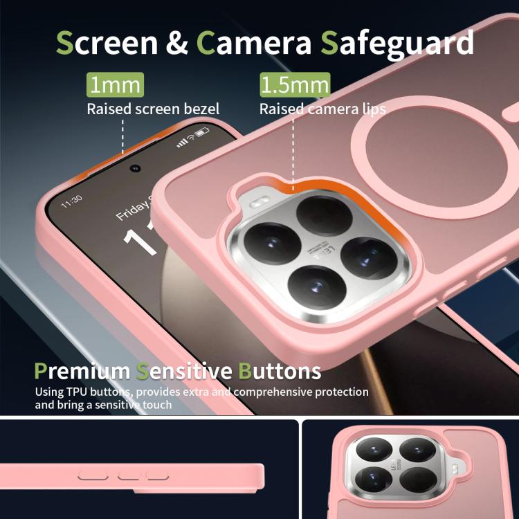For Xiaomi 15T Pro 5G Skin Feel TPU Hybrid PC MagSafe Phone Case