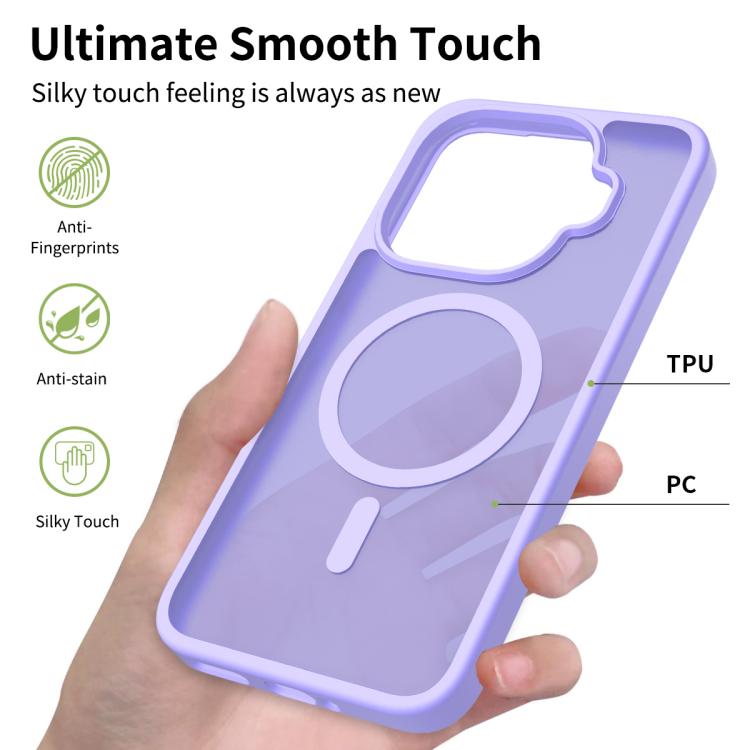 For Xiaomi 15T Pro 5G Skin Feel TPU Hybrid PC MagSafe Phone Case