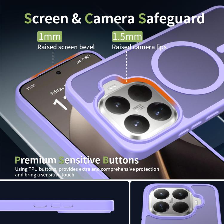 For Xiaomi 15T Pro 5G Skin Feel TPU Hybrid PC MagSafe Phone Case