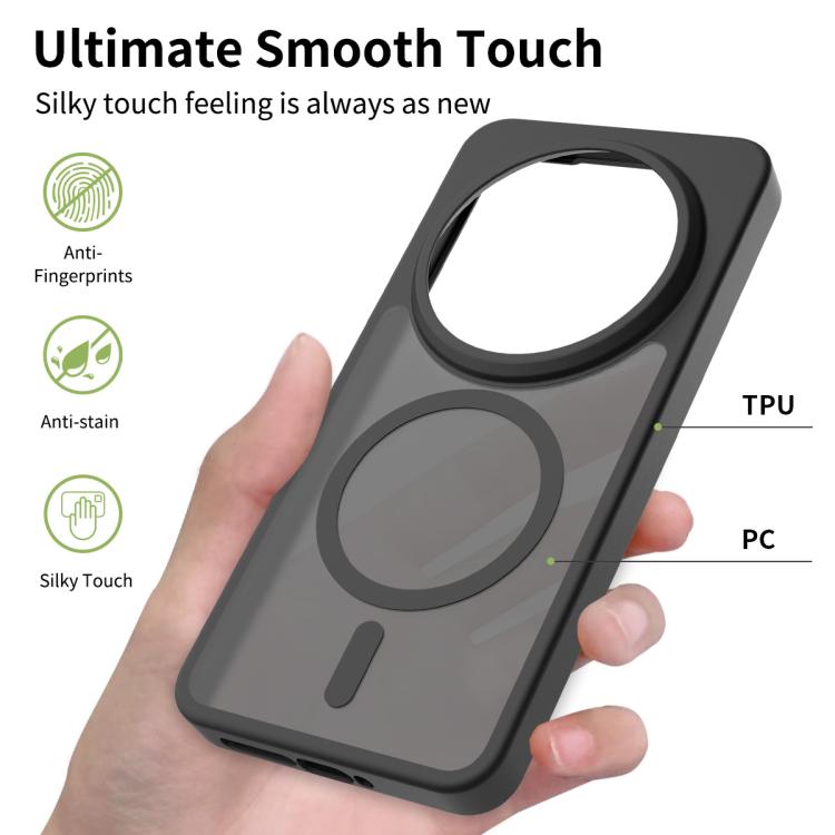 For Xiaomi 15 Ultra Skin Feel TPU Hybrid PC MagSafe Phone Case