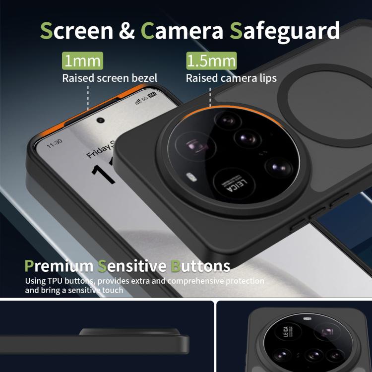 For Xiaomi 15 Ultra Skin Feel TPU Hybrid PC MagSafe Phone Case