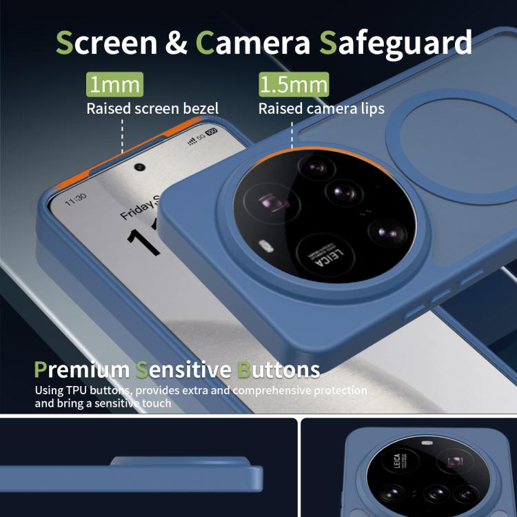 For Xiaomi 15 Ultra Skin Feel TPU Hybrid PC MagSafe Phone Case