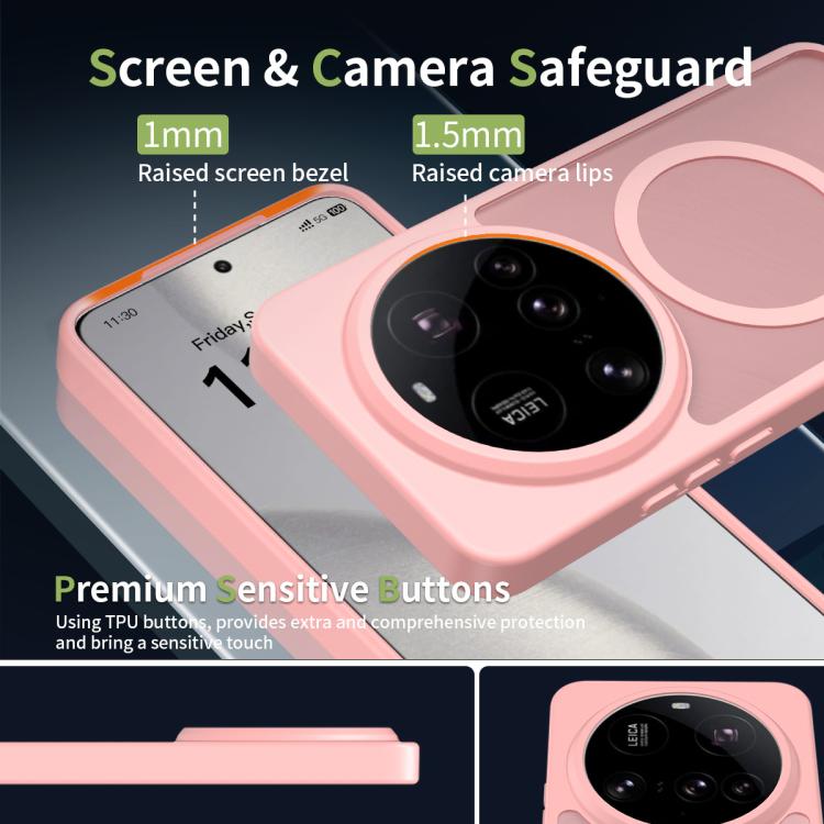 For Xiaomi 15 Ultra Skin Feel TPU Hybrid PC MagSafe Phone Case