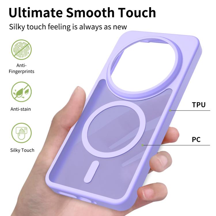For Xiaomi 15 Ultra Skin Feel TPU Hybrid PC MagSafe Phone Case