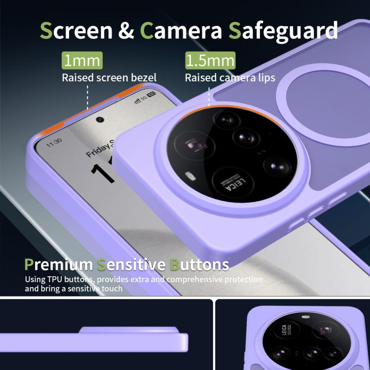 For Xiaomi 15 Ultra Skin Feel TPU Hybrid PC MagSafe Phone Case