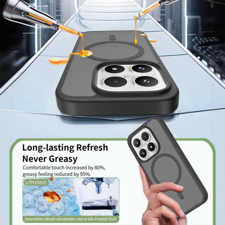 For Xiaomi 17 Skin Feel TPU Hybrid PC MagSafe Phone Case