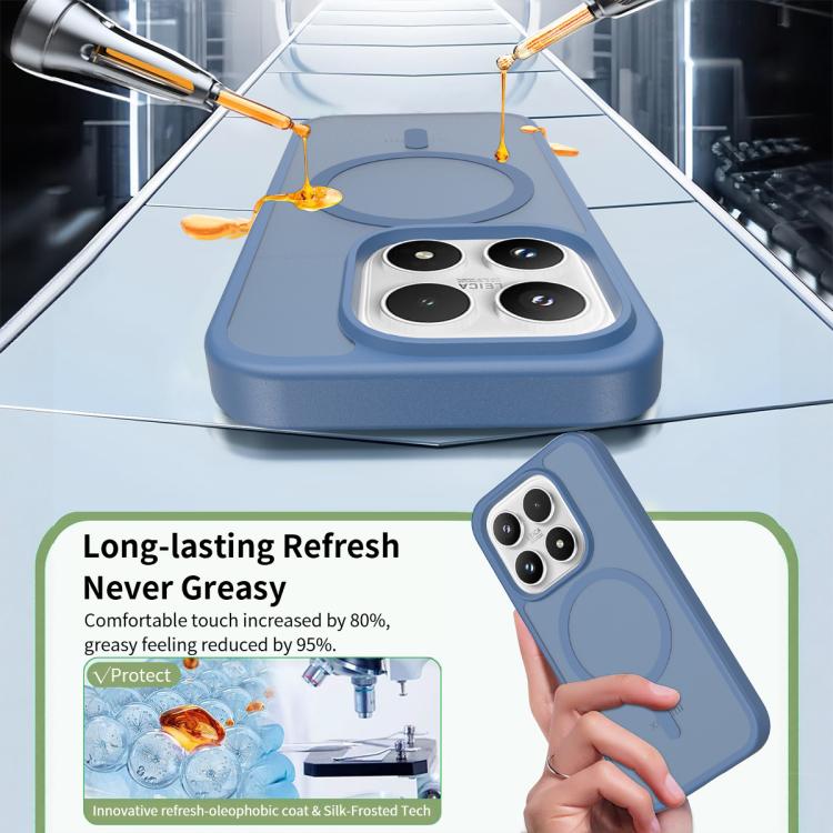 For Xiaomi 17 Skin Feel TPU Hybrid PC MagSafe Phone Case