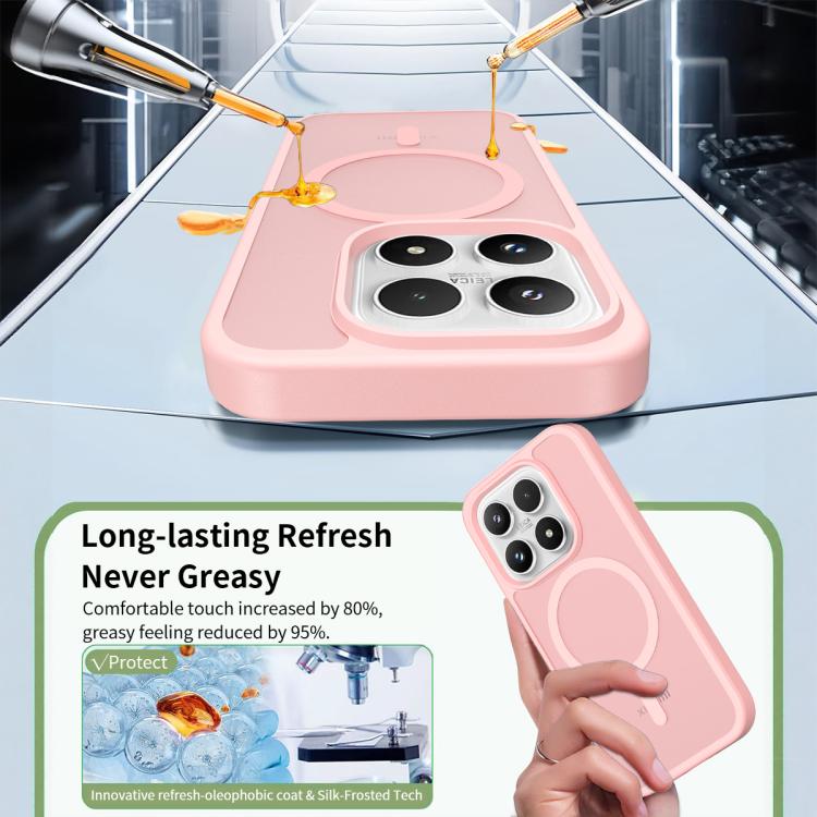 For Xiaomi 17 Skin Feel TPU Hybrid PC MagSafe Phone Case