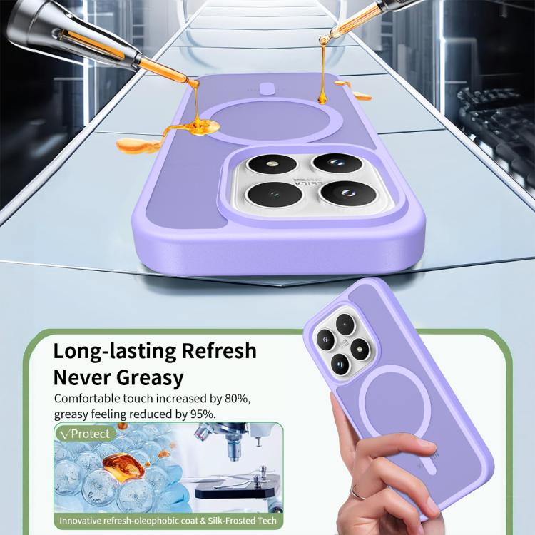 For Xiaomi 17 Skin Feel TPU Hybrid PC MagSafe Phone Case