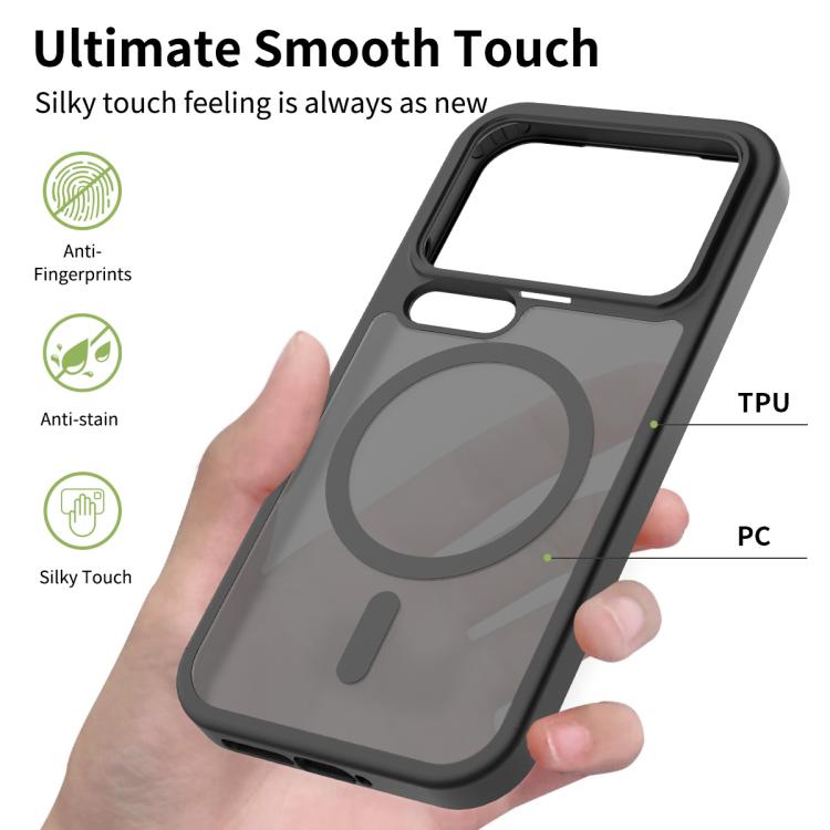 For Xiaomi 17 Pro Skin Feel TPU Hybrid PC MagSafe Phone Case